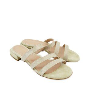 Andrea Carrano embellished suede sandal #217-140